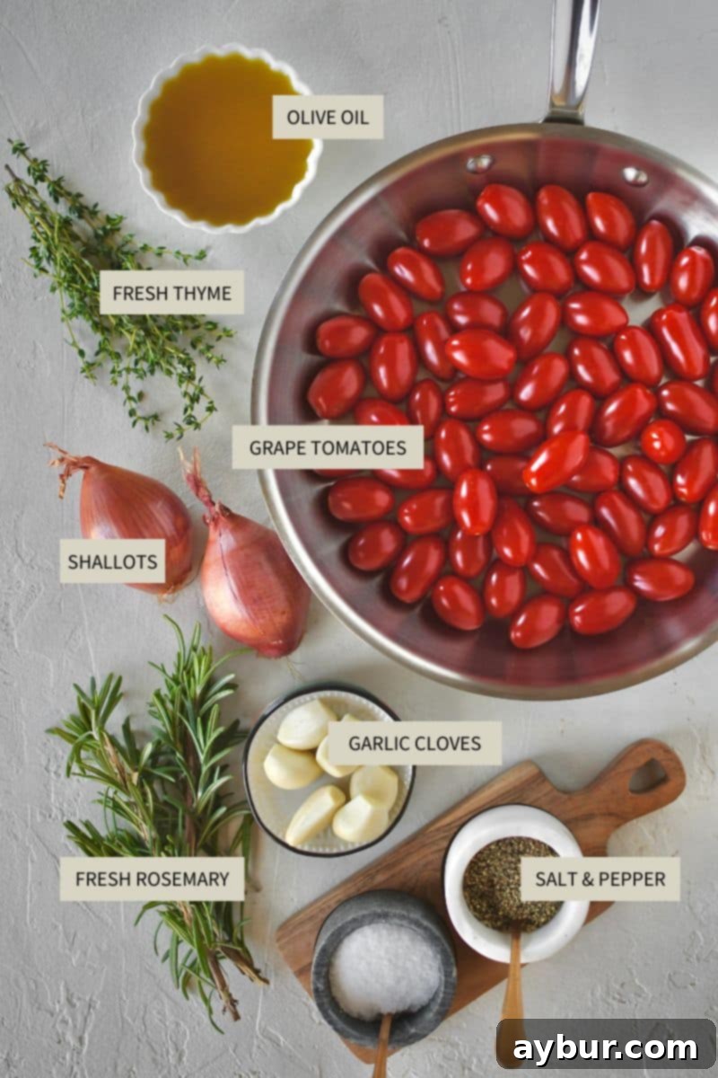 Slow-Roasted Tomato Confit 3 Ingredients needed to make Tomato Confit.