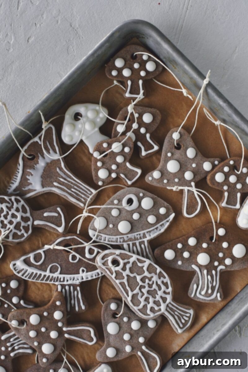Salt Dough Gingerbread Keepsakes 16 Gingerbread Salt Dough ornaments with icing and strings attached, ready to go on a christmas tree.