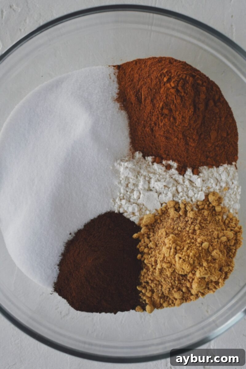 Salt Dough Gingerbread Keepsakes 4 Dry ingredients before whisking together.