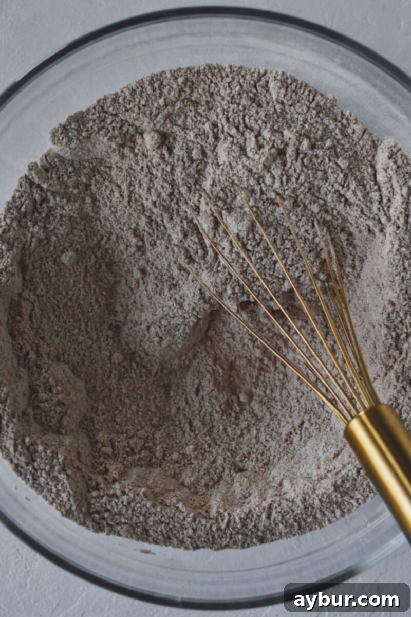 Salt Dough Gingerbread Keepsakes 5 Dry ingredients after whisking together.