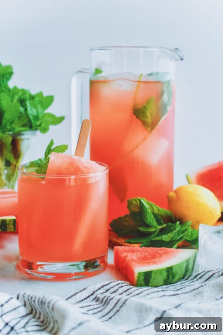 Refreshing Watermelon Lemonade and Popsicles 7 Watermelon Lemonade and Popsicles
