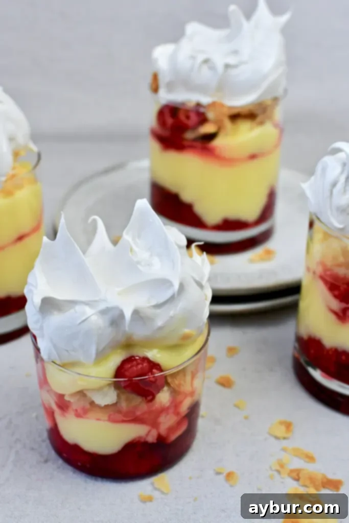 Raspberry Lemon Cream Pie Cups 4 building the Raspberry-Lemon Cream Pie in a Cup