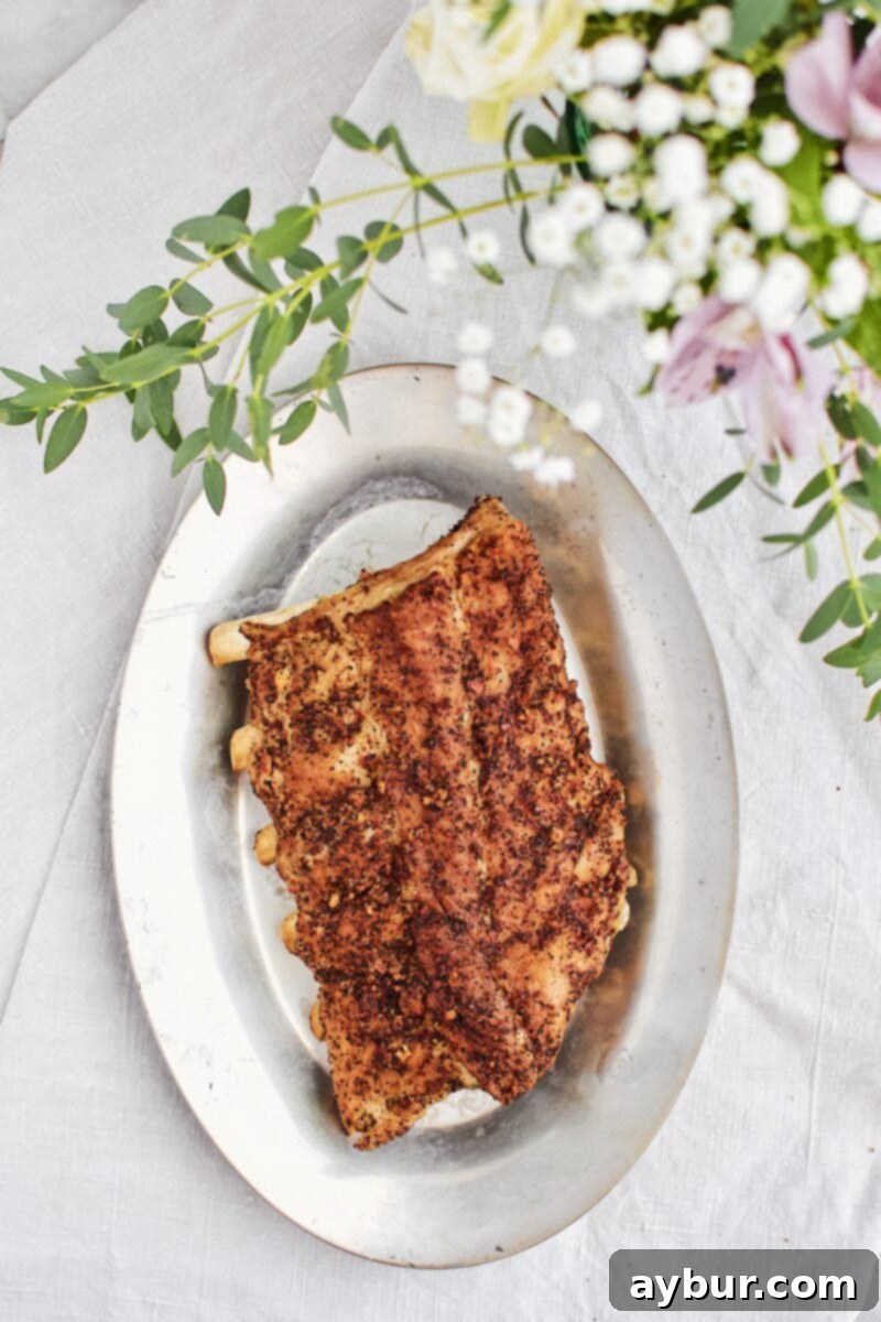 Tender Fall-Off-The-Bone Instant Pot BBQ Ribs 5 Instant Pot BBQ Ribs just after pressure cooking, before saucing and finishing