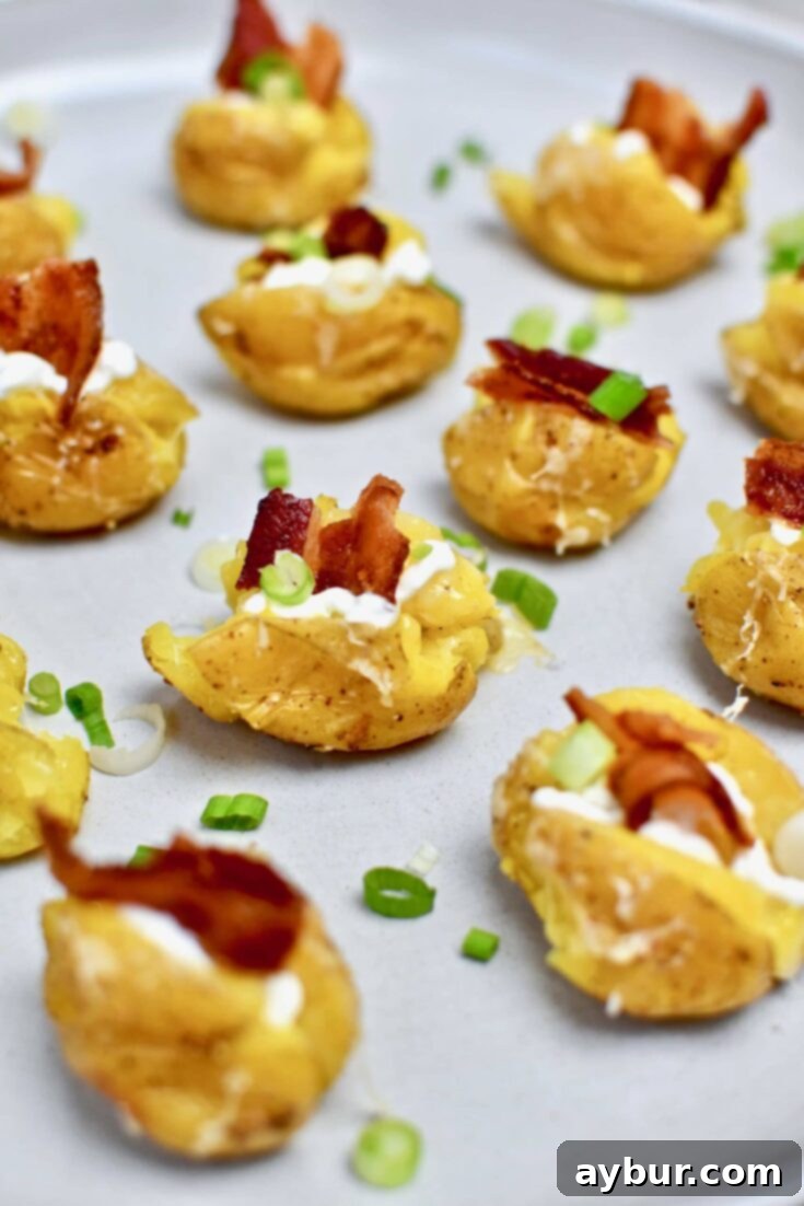Loaded Baked Potato Bites recipe image.