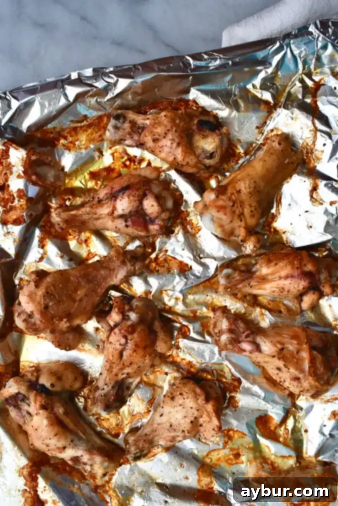 Crispy Chicken Wings straight from the oven