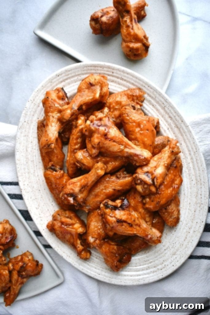 Crispy Chicken Wings in Buffalo Sauce