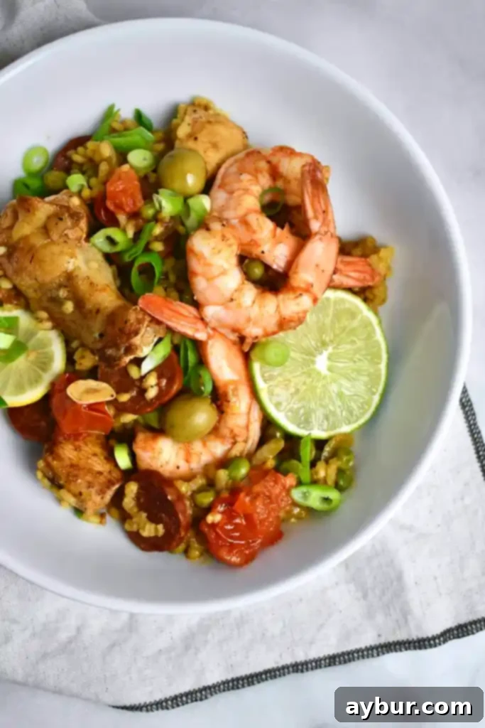 Chicken, Shrimp & Chorizo Paella