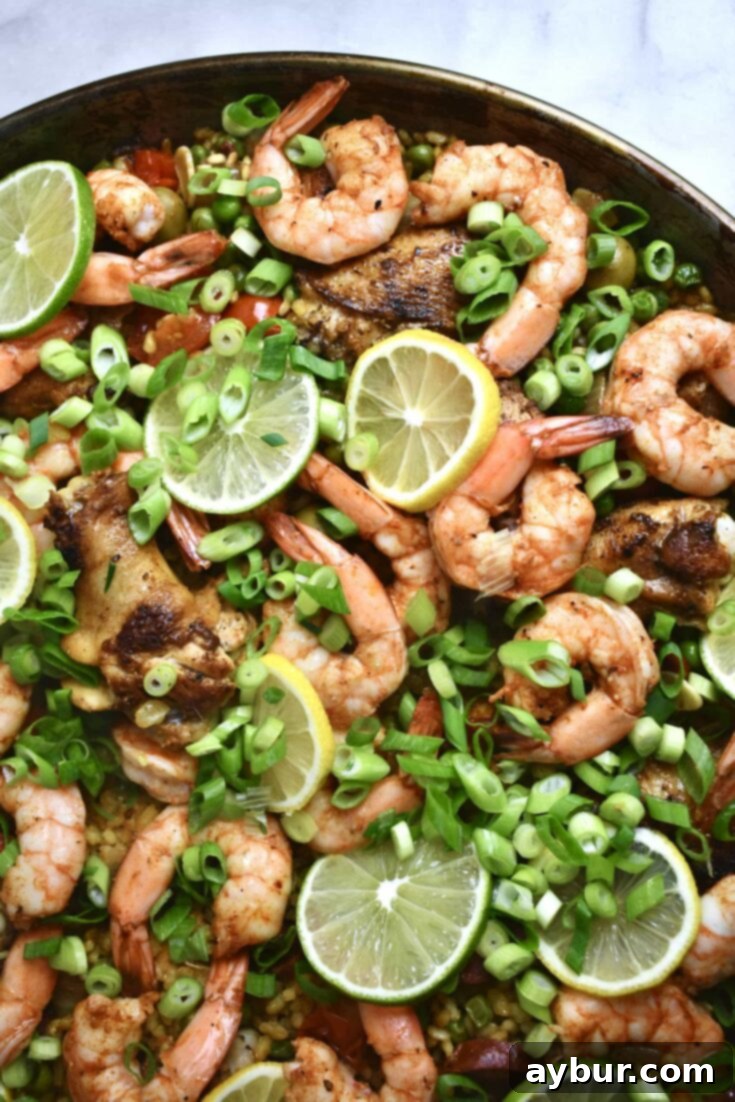Chicken, Shrimp & Chorizo Paella